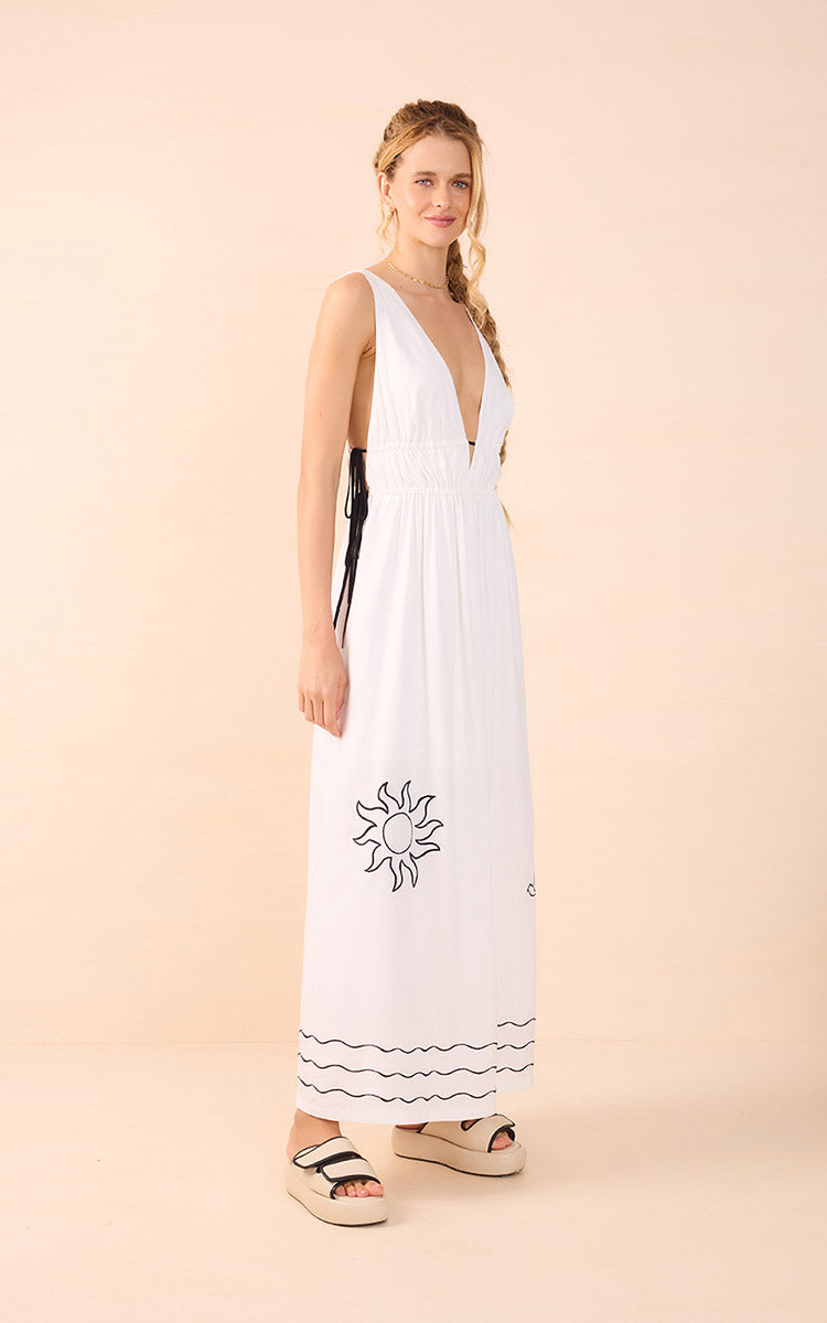 Iara Emb. Maxi Dress