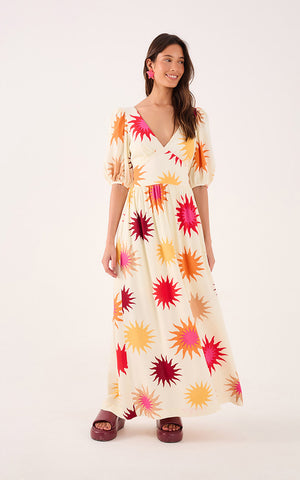 Cali Print Maxi Dress