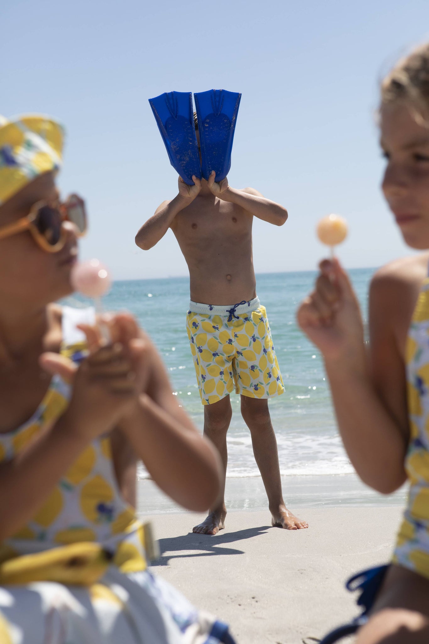 Lemonberry classic swim shorts: 6Y