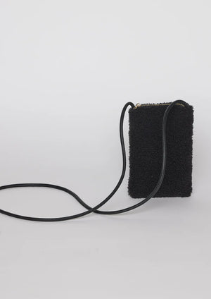 Fall Phone Bag Black Sherpa