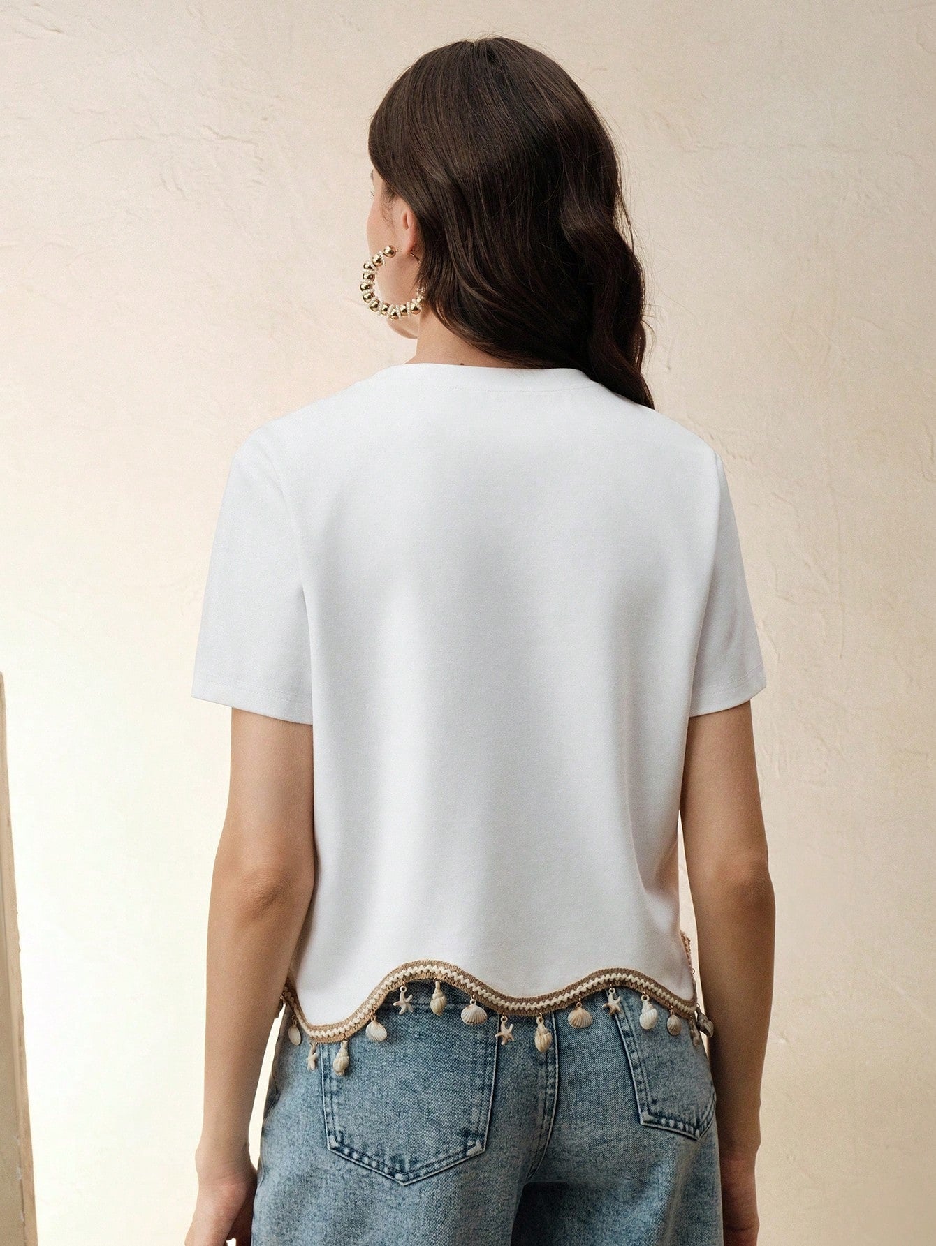 Shell Tassel Shirt
