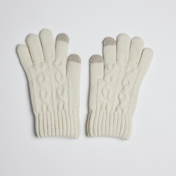 Frosty Touch Gloves Black Ivory