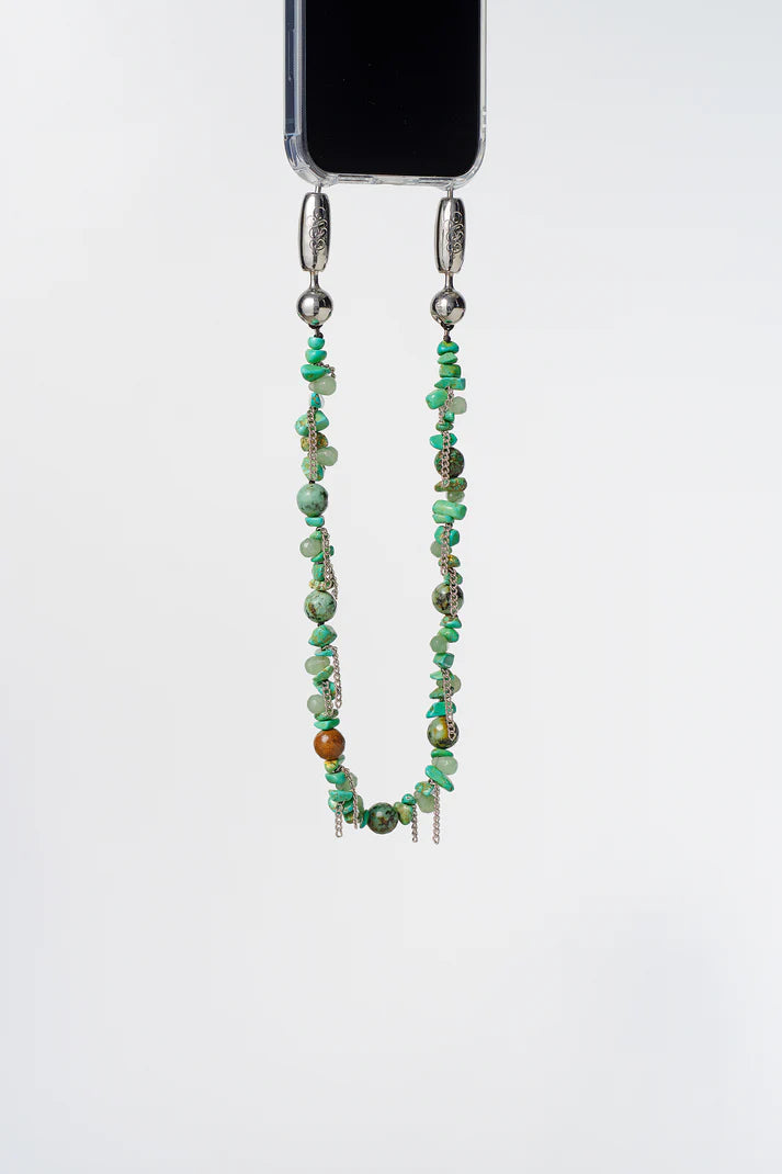 Turquoise + Fringe Wristlet