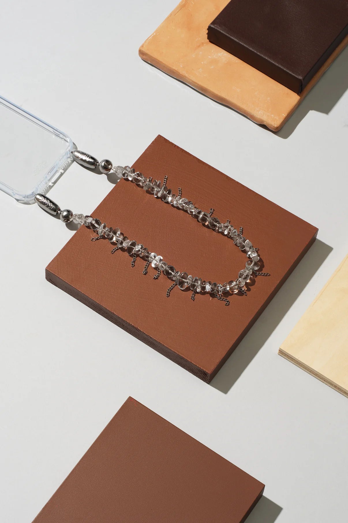 Stone And Fringe Wristlet