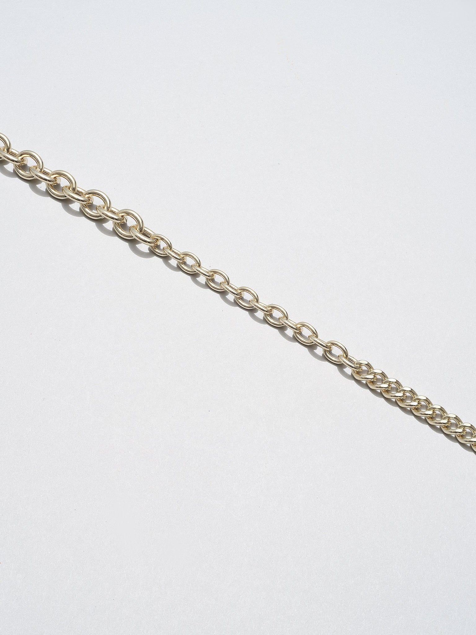 Mixed Metal Wristlet Gold