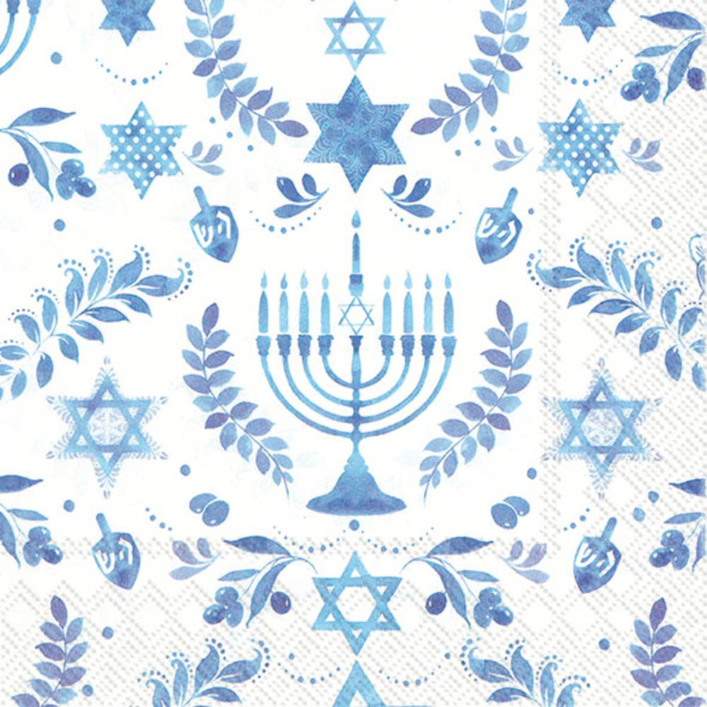 Paper Cocktail Napkins Pack of 20 Hanukkah