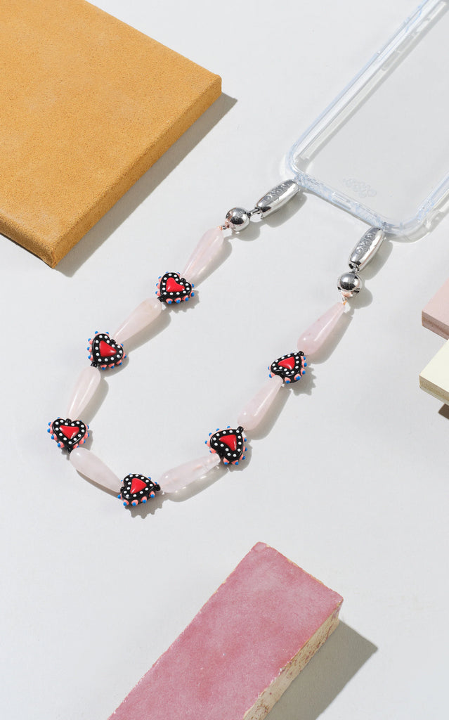 Western Heart Wristlet Rose