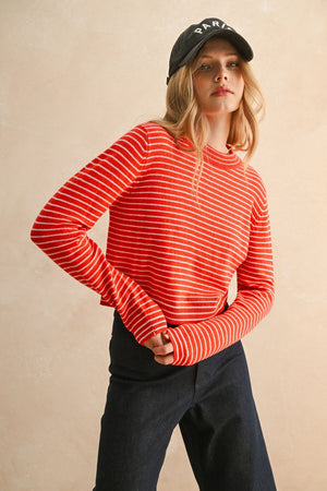 Striped Sweater Top