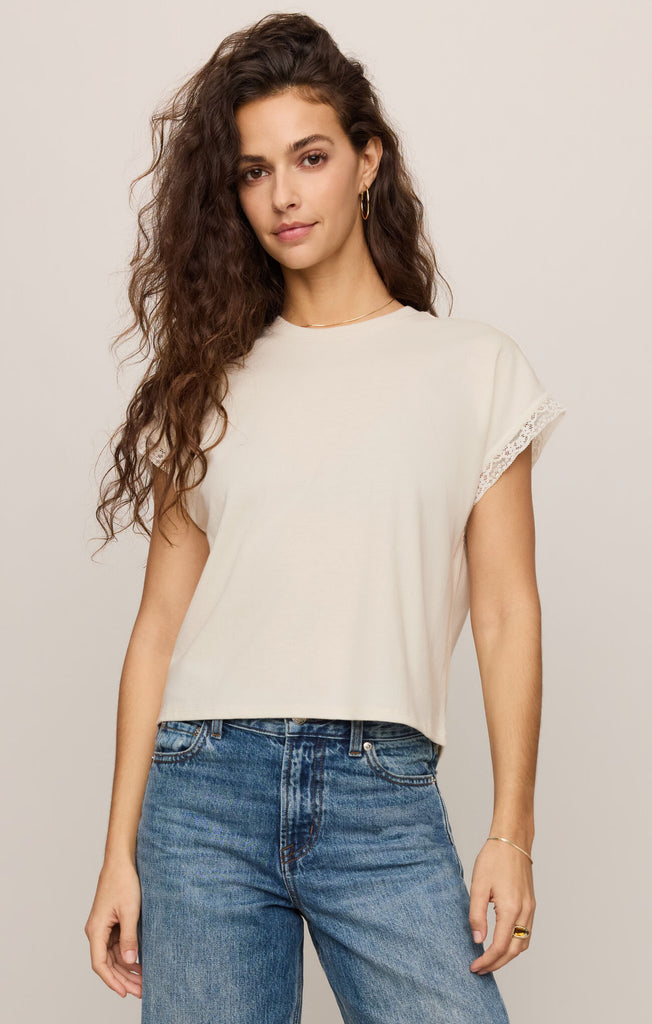 Marika Lace Trim Tee