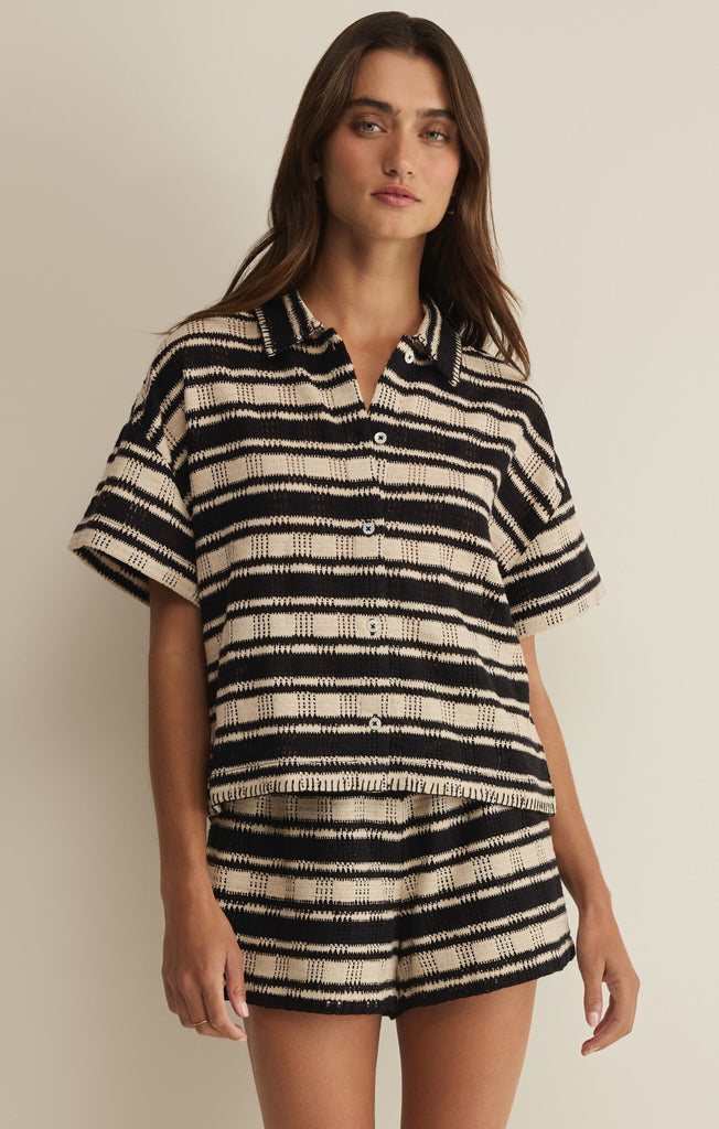 Monaco Button Up Natural