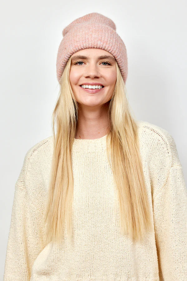 Eco Beanie Peony Pink