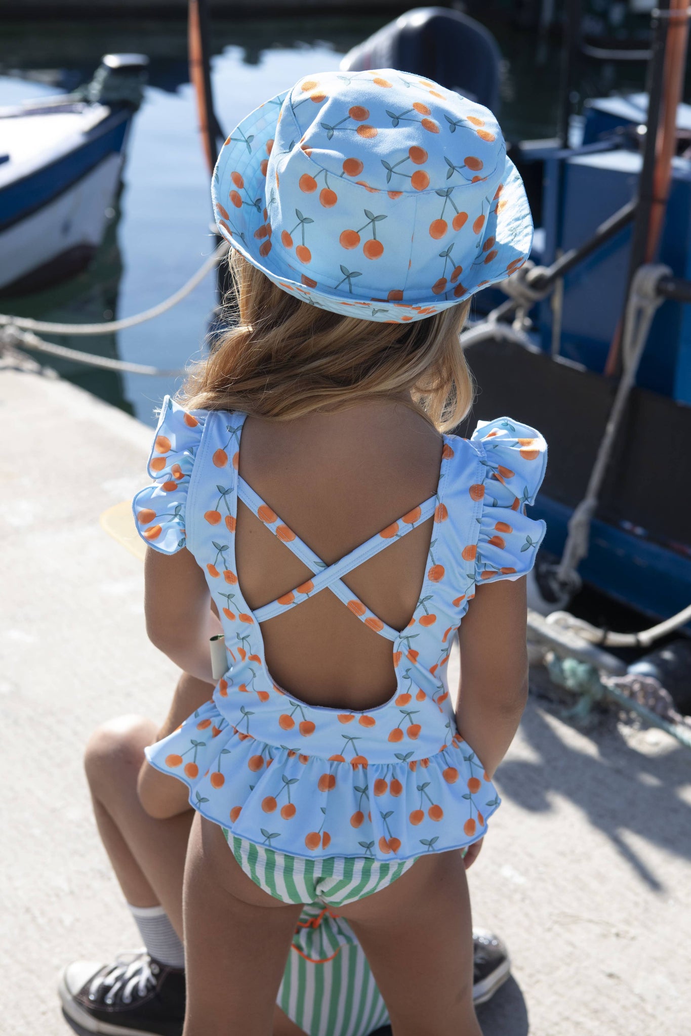 Cherry pop swimsuit: 8Y