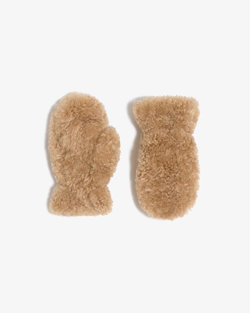 Coco Gloves Bouclette Camel