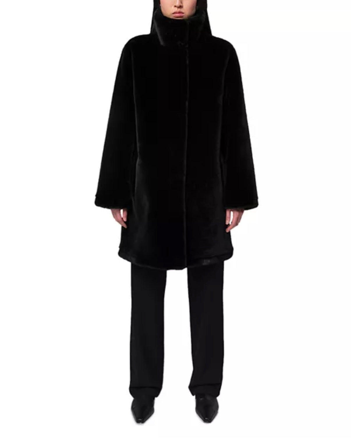 Blair Faux Fur Mid Length Coat