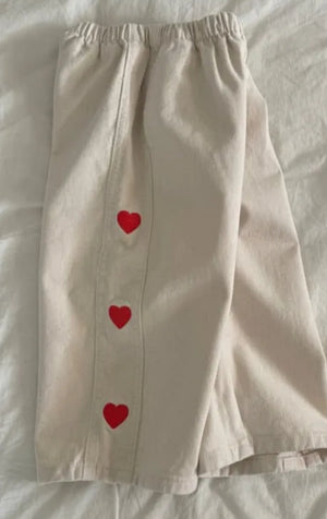 Heart embroidery Jean