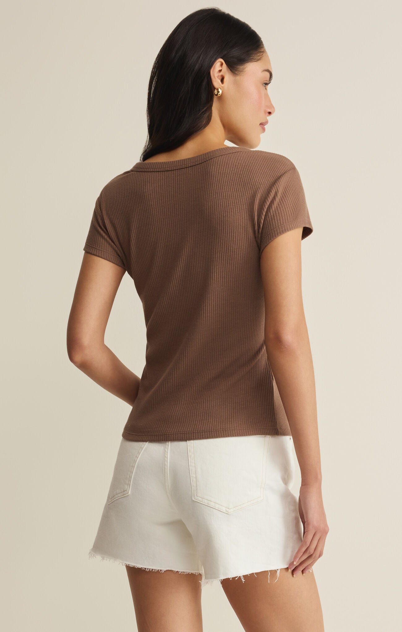 Leisurely Tee Brown