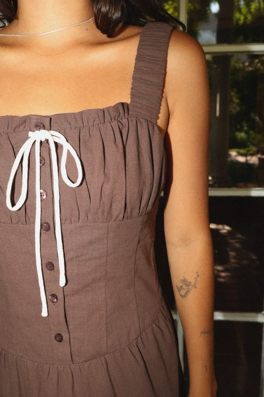 Tie Front Sealife Dress