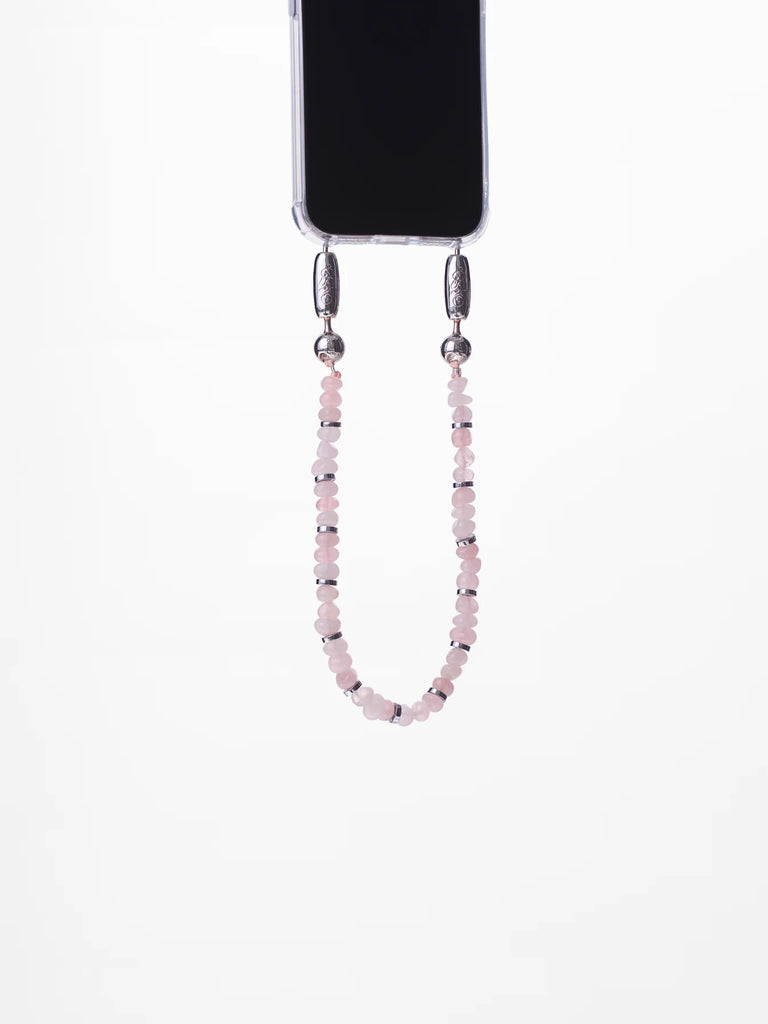 Linked Gemstone Wristlet Rose Quartz