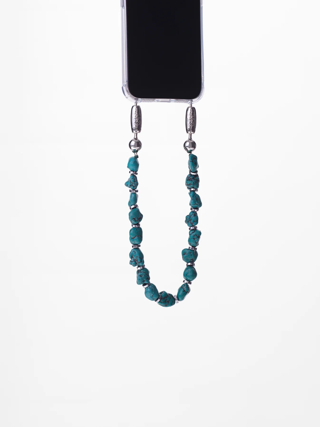 Linked Gemstone Wristlet Turq