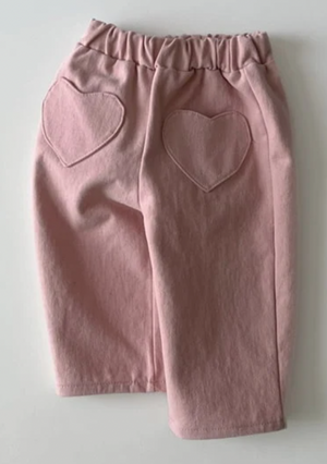 Pink Heart Pants