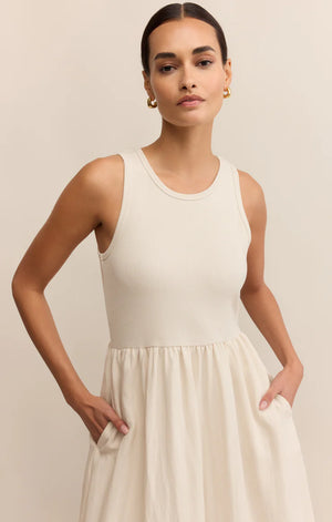 Charlotte Rib Midi Dress