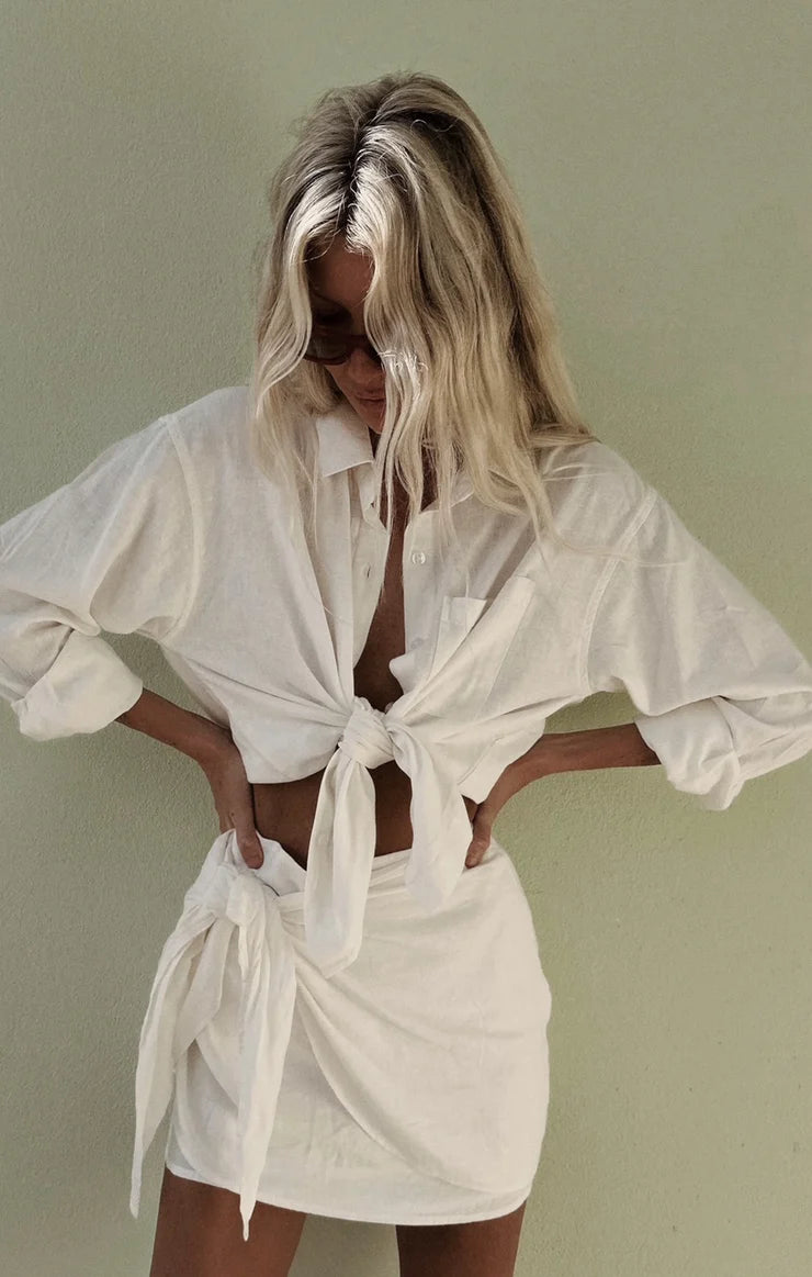 The Signature Button Up Top