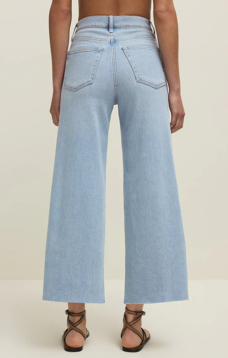 Nova High Rise Denim Crop