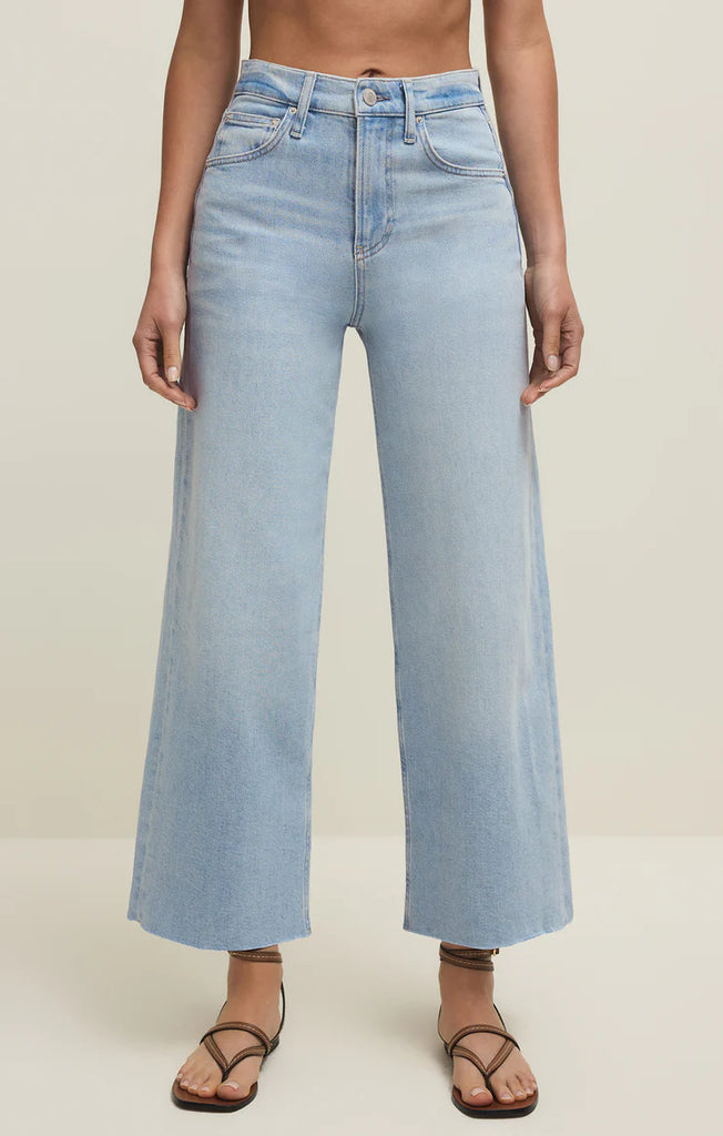 Nova High Rise Denim Crop