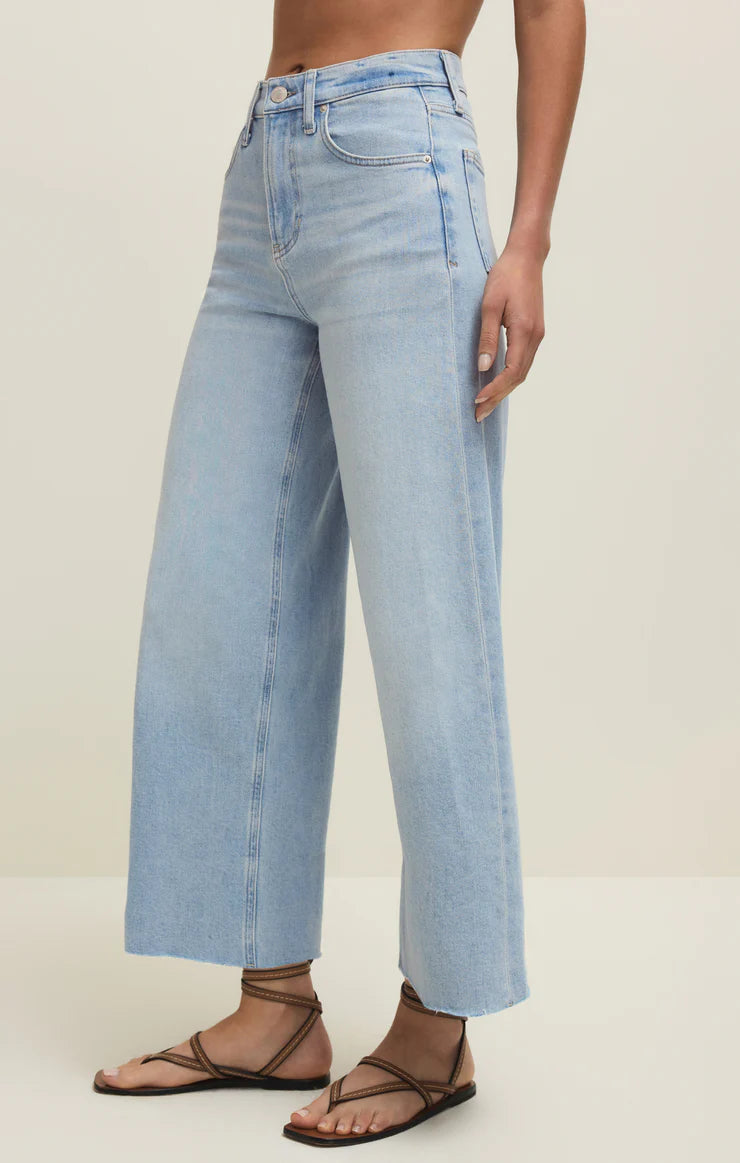 Nova High Rise Denim Crop