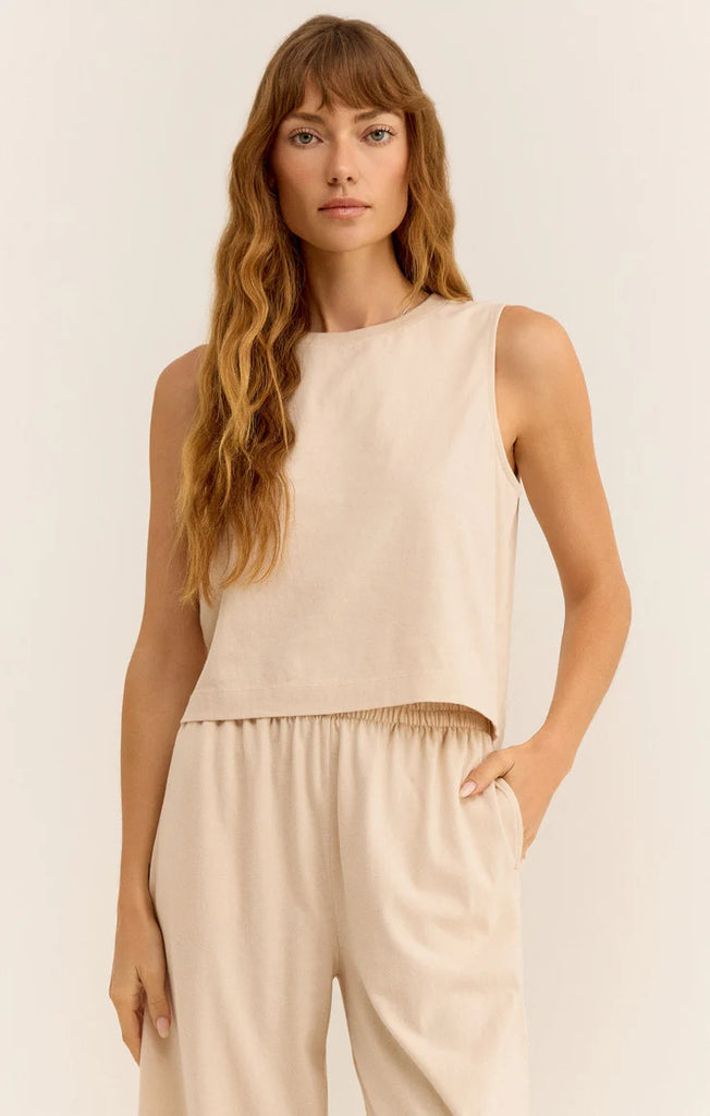SLOANE COTTON JERSEY TANK
