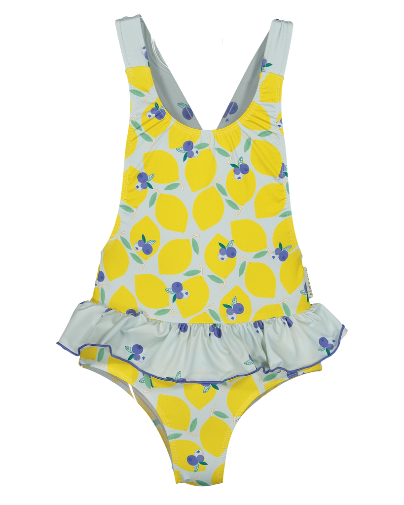 Lemonberry ruffle swimsuit: 4Y