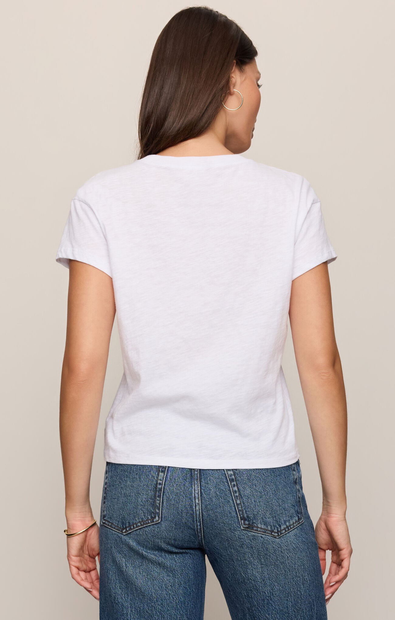 Modern Slub Tee White