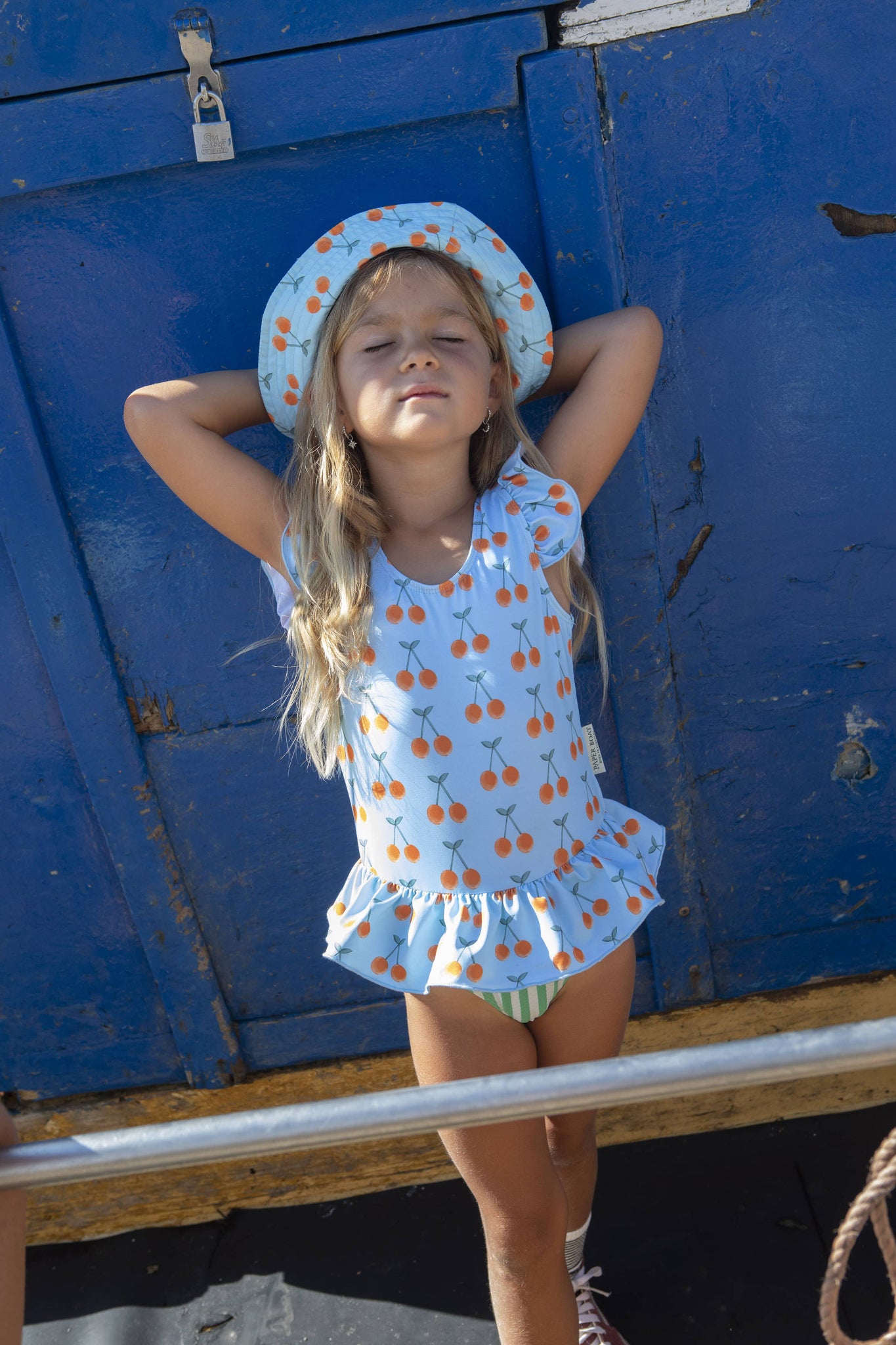Cherry pop swimsuit: 3Y