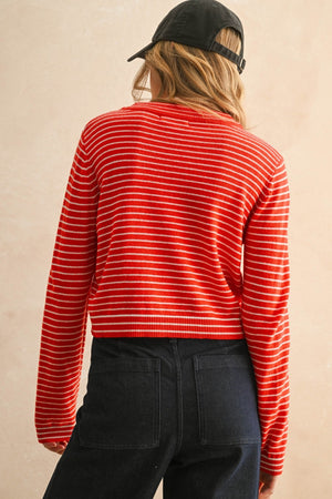 Striped Sweater Top