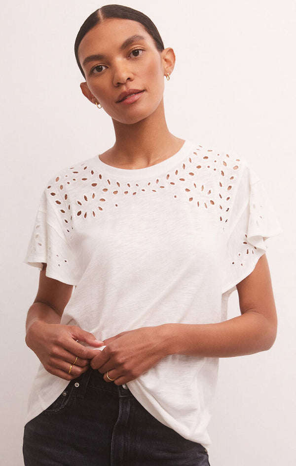 ALANIS EMBROIDERED TOP