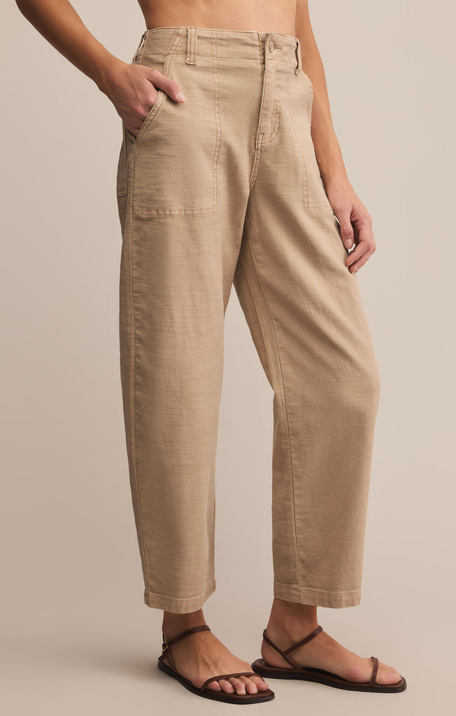 Olive Twill Pant