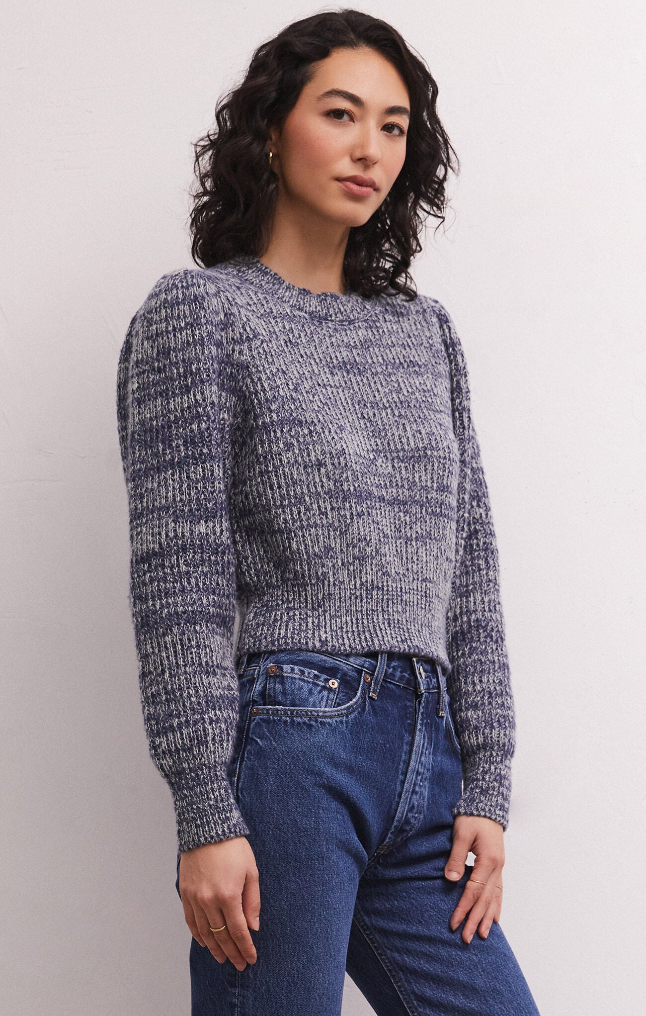 Polly Denim Look Sweater