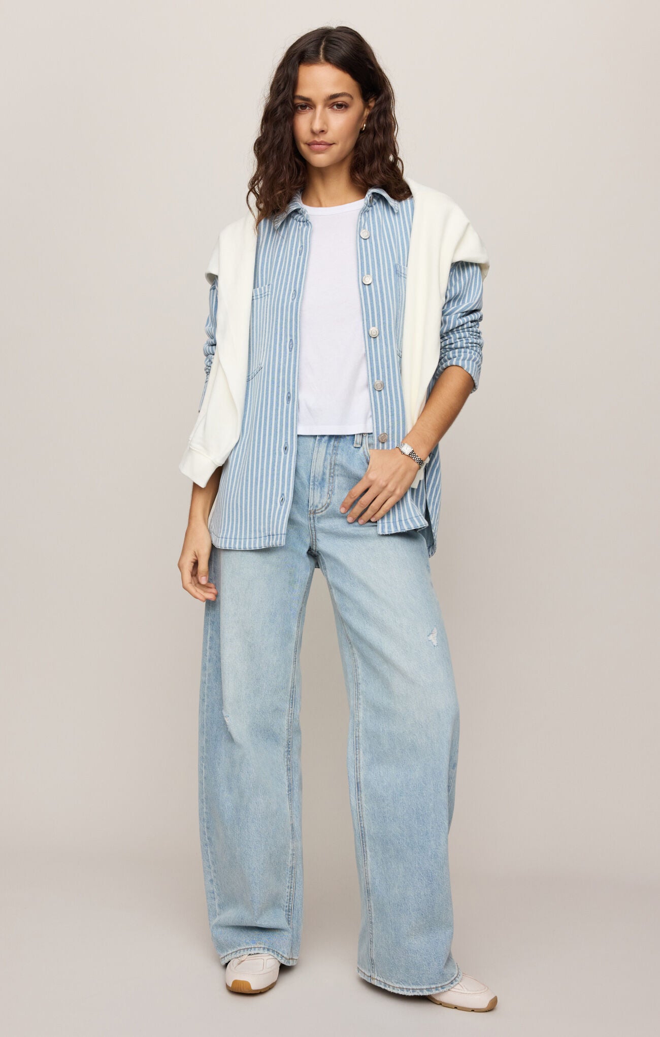 All Day Knit Stripe Jacket