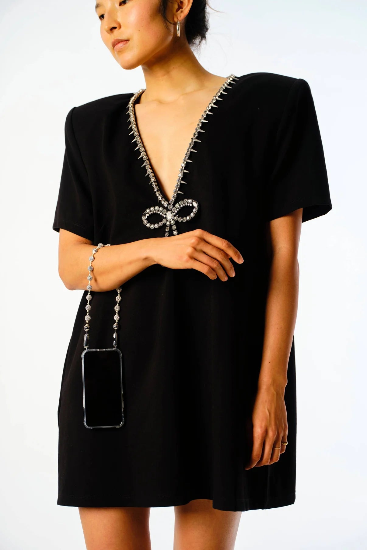 Pave Disco Ball Wristlet