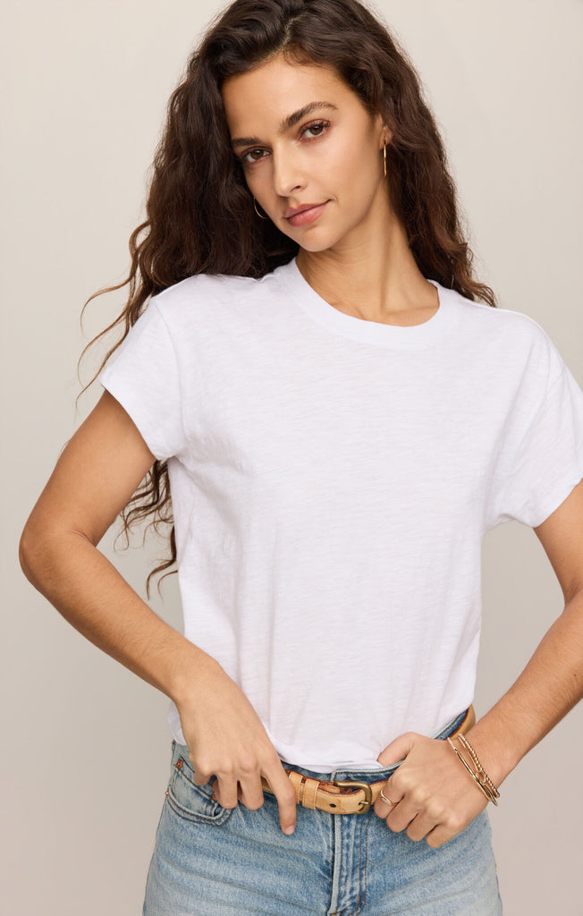Modern Slub Tee White