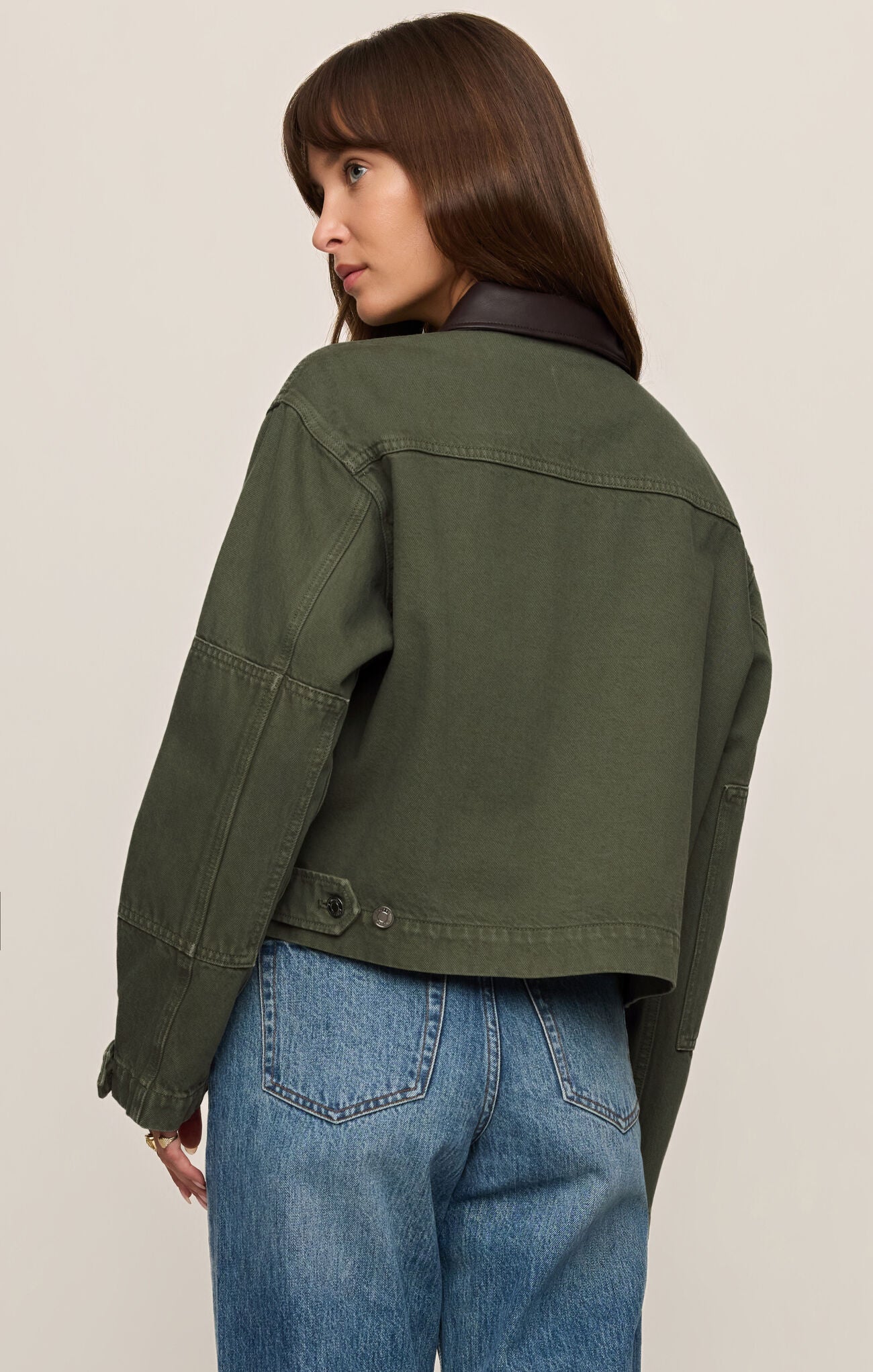 Rey Cropped Chore Jacket