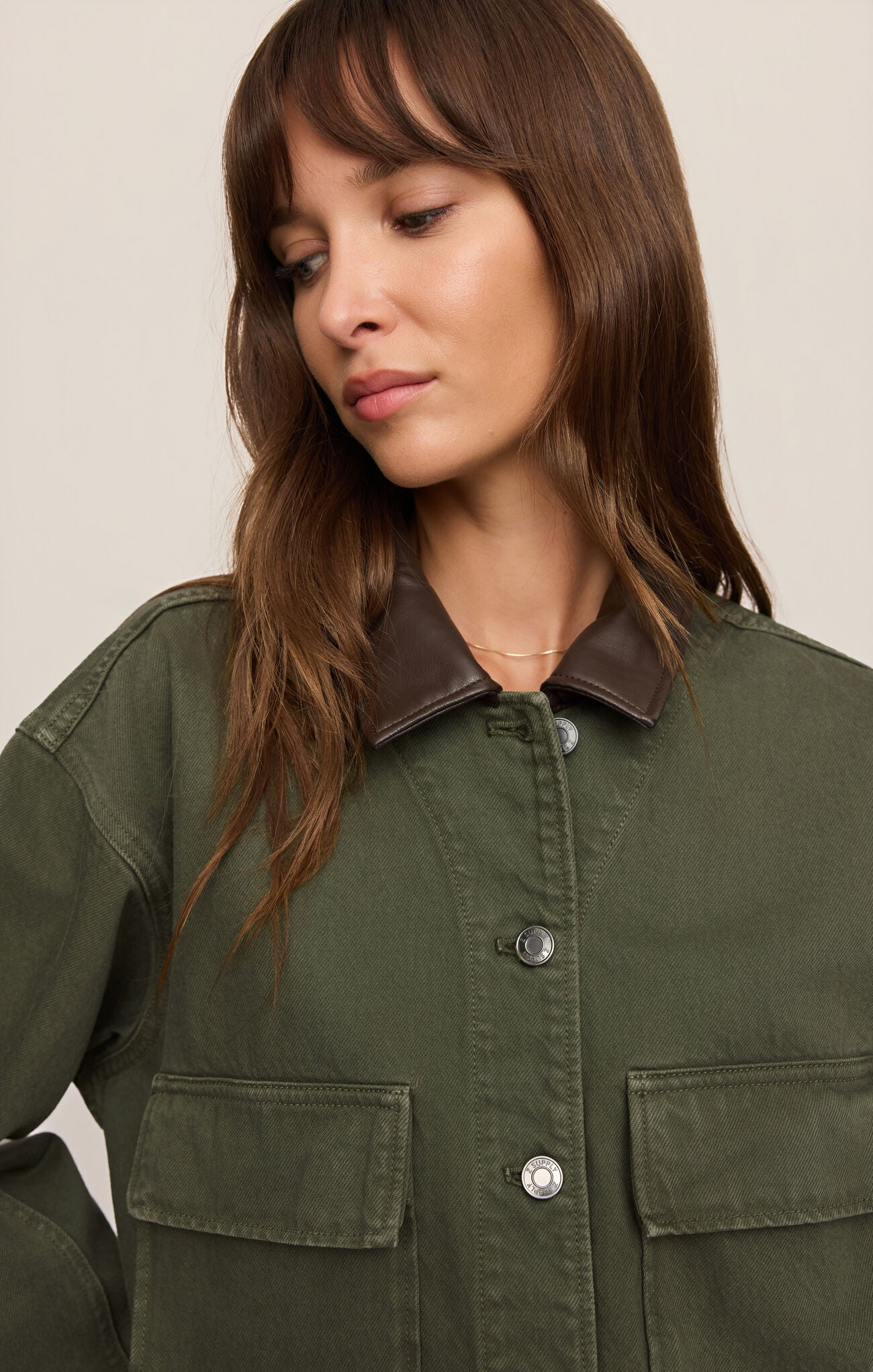 Rey Cropped Chore Jacket