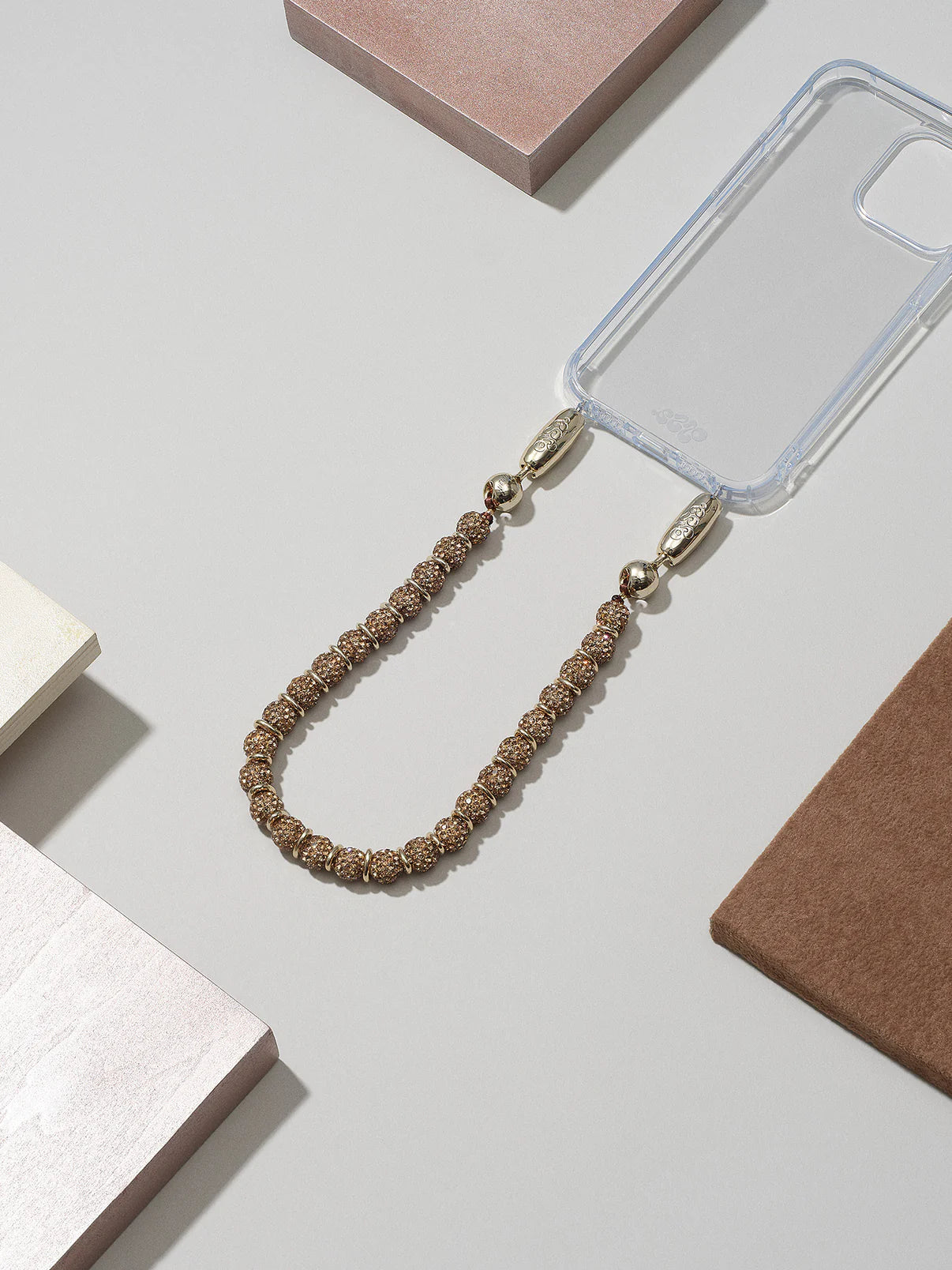 Linked Pave Wristlet Gold