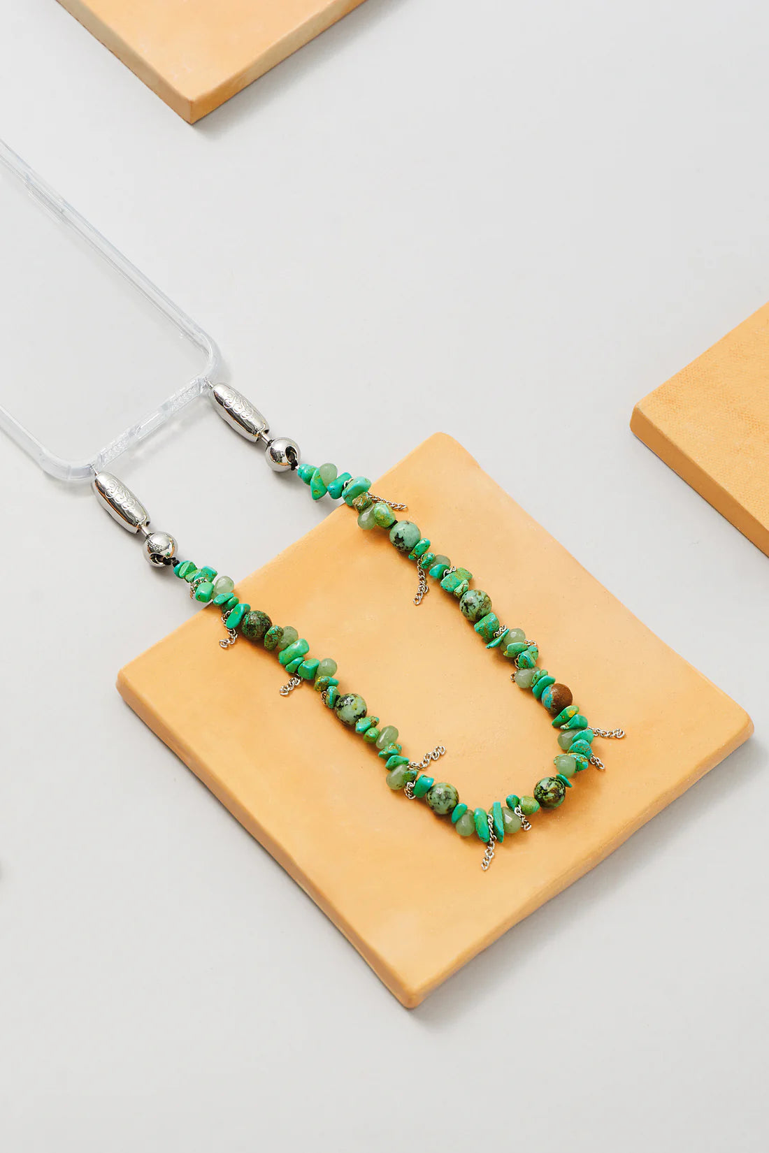 Turquoise + Fringe Wristlet