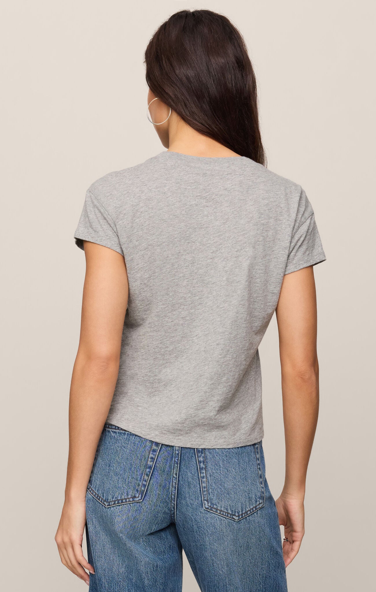 Modern Slub Tee Grey