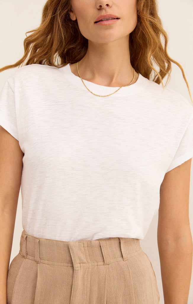 Modern Slub Tee White