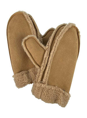 Faux Shearling Gloves