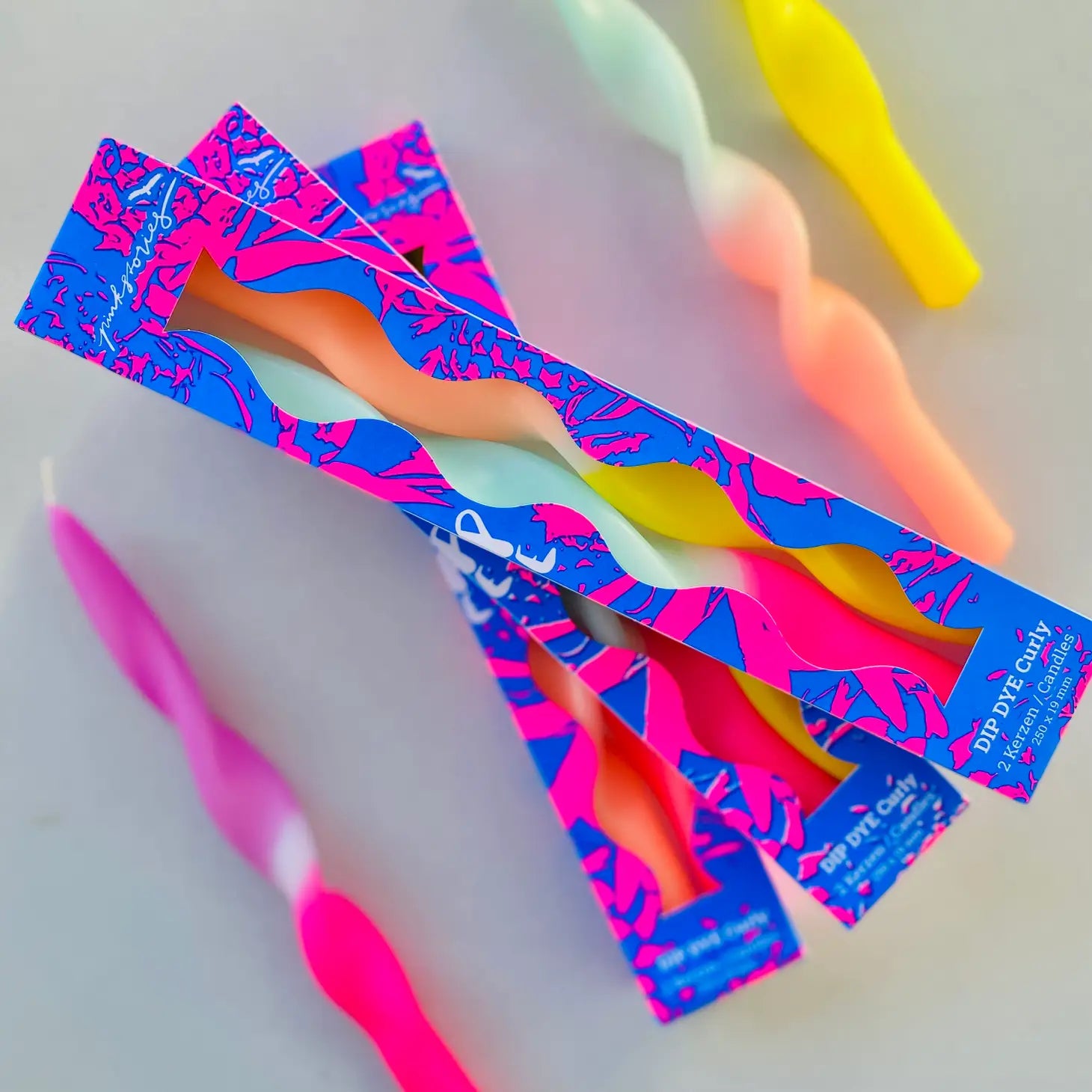 Dip Dye Curly * Miami Edition blue