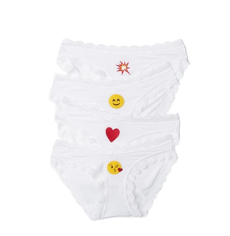 Cheekfrills- Emoji Four Knicker Set