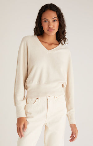 Ohara Plush V Neck Sweater